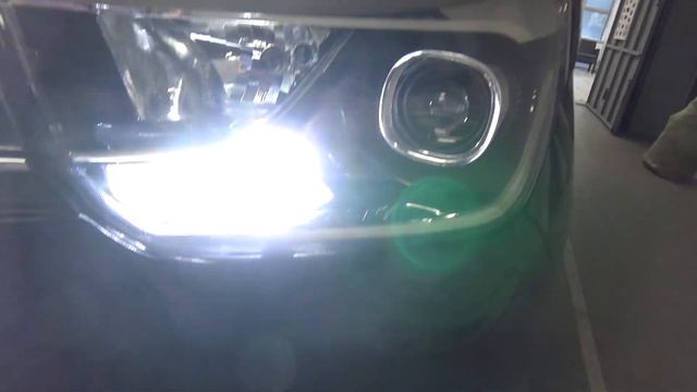 Hyundai Grand Starex 2017-2020 . Установка BI LED AOZOOM A4 + HPL Crossfire смотреть онлайн