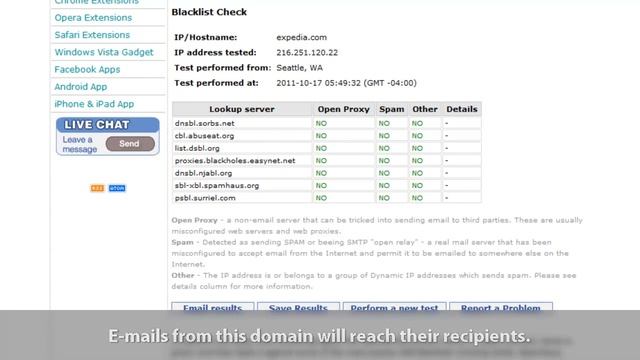 Free Test Tools - Free Blacklist Check смотреть онлайн