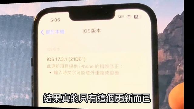 【iOS17.3.1 正式版✅】更新介紹 -文字重疊問題修正 смотреть онлайн