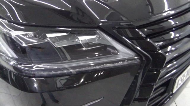 LEXUS LX570 2018 -покраска LED фар а так же ПТФ и повторителей поворота в чёрный смотреть онлайн