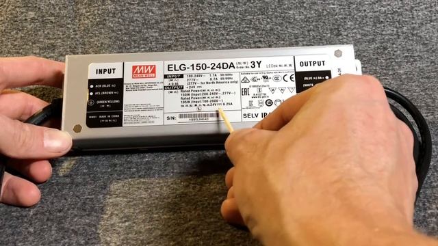 ELG-150-24DA-3Y Mean Well Stmívatelný napěťový zdr смотреть онлайн
