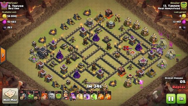 Clash of Clans | Real Hempstead vs. Red Line смотреть онлайн