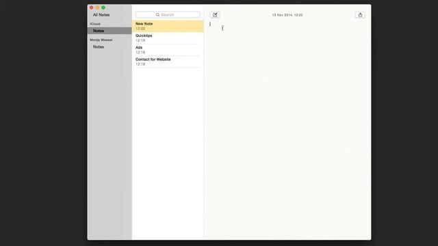MAC OS X Yosemite Tutorial: use notes смотреть онлайн