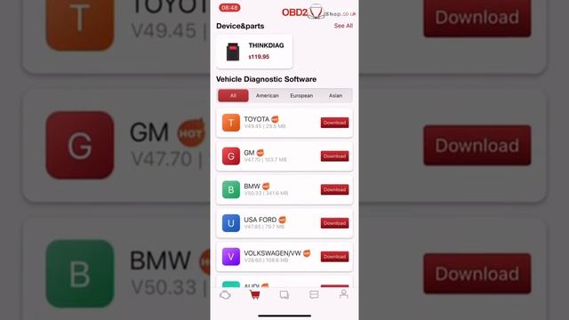 Thinkcar pro app download and registration tutorial - obd2shop.co.uk смотреть онлайн
