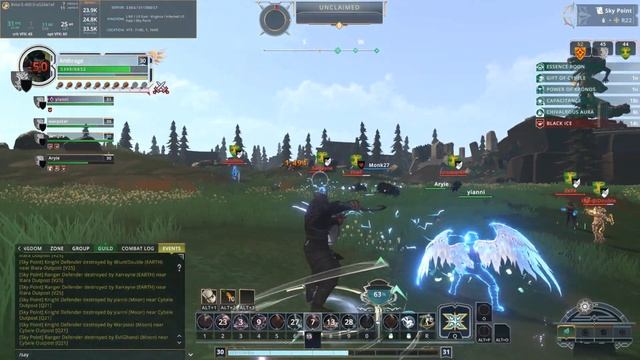 Crowfall PvP - 6.4 - Open Field: Death VS Hax then WB смотреть онлайн