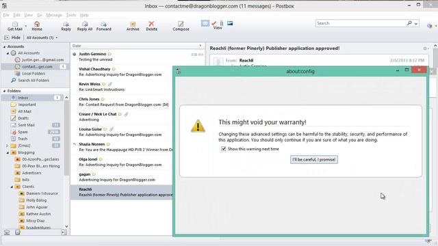 Postbox Video Tutorial Bold Unread Emails смотреть онлайн