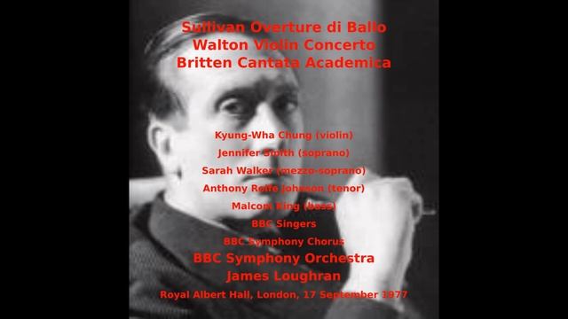 Sullivan, Walton (Kyung-Wha Chung), Britten - BBCSO - James Loughran (RAH, 1977) смотреть онлайн