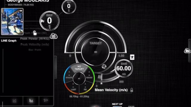 GymAware App - Display different parameters // Bar Path + Distance смотреть онлайн