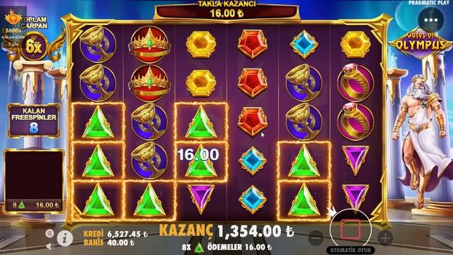 GATES OF OLYMPUS | TAÇLAR GELİNCE !! İŞİN RENGİ DEĞİŞTİ !! #gatesofolympus #gates #olympus #slot смотреть онлайн