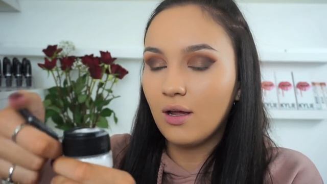 Fall glam makeup tutorial ft Kylie cosmetics ginger lipkit | Abigail Tamsin смотреть онлайн