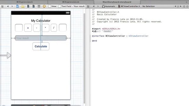 iOS Lecture 1 - Basic Calculator Demo App смотреть онлайн