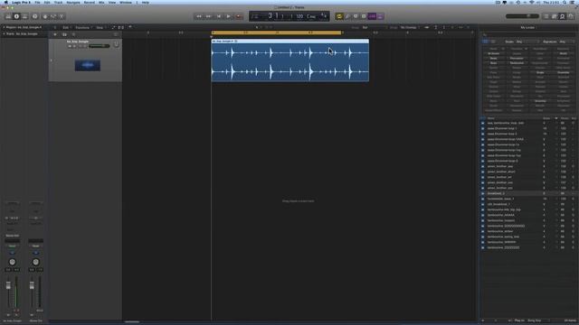 Logic Pro X tips 22 - Create apple loop смотреть онлайн