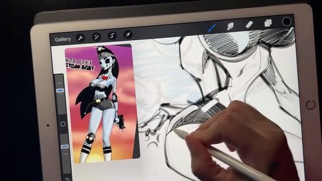 Drawing Psycho Baby Comic Book Character смотреть онлайн