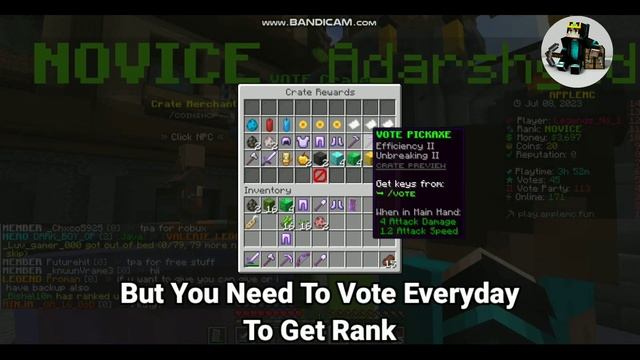 How To Get Free Rank In Apple Mc | Lifesteal Server | Minecraft смотреть онлайн