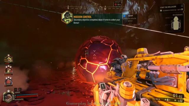 Feral Chamber | Hazard 5 Escort Mission | Gunner | Deep Rock Galactic смотреть онлайн