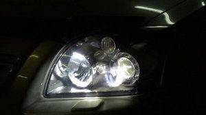 TOYOTA AVENSIS T25 - замена штатного ксенона на BI-LED I.LENS