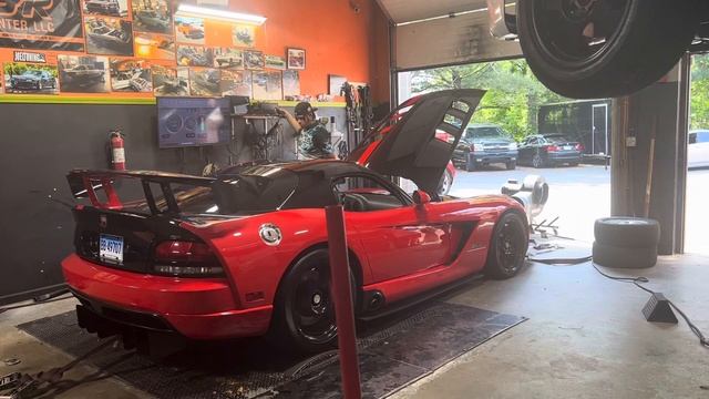 2008 viper acr dyno fully built 9.stroker #viper #loud #v10 #straightpipes #n/a #batmobile #built смотреть онлайн