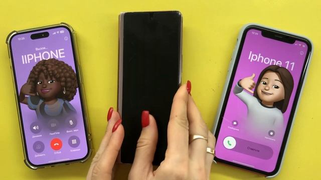 Incoming + Outgoing Call +Alarm Clock +Timer IPhone 11+Iphone 14 Pro +Samsung Z Fold2 смотреть онлайн