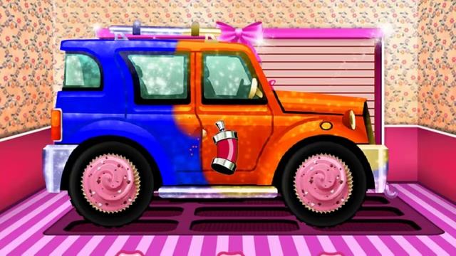 Машинка джип мультик про ВНЕДОРОЖНИК - мойка и тюнинг в СУПЕР АВТОСЕРВИСЕ смотреть онлайн