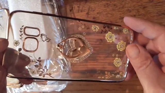Силиконовый,мягенький чехол- (Роскошный сад) для Samsung S7 Edge смотреть онлайн