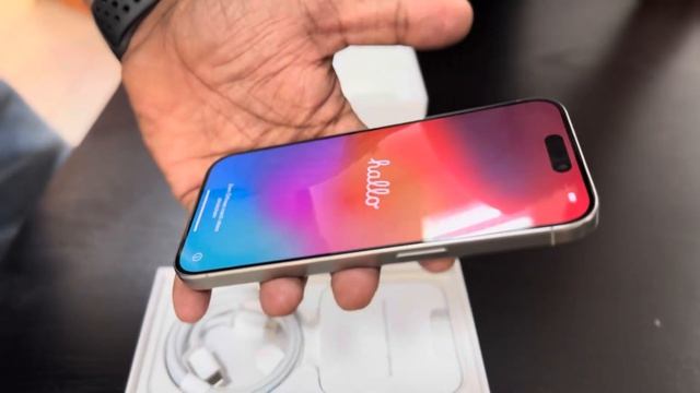 iPhone 15 Pro Natural Titanium 1 TB Unboxing 📱❤️| #iphone15pro #apple #viralvideo #trending #share смотреть онлайн