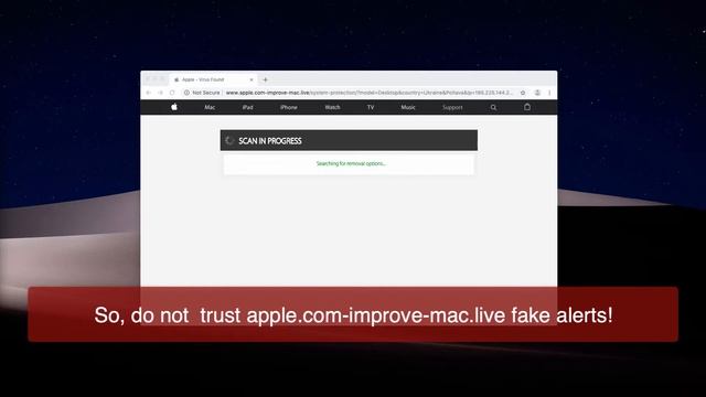 Apple.com-improve-mac.live Virus Found scam removal (Mac). смотреть онлайн