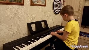 "Дождик" на фортепиано.