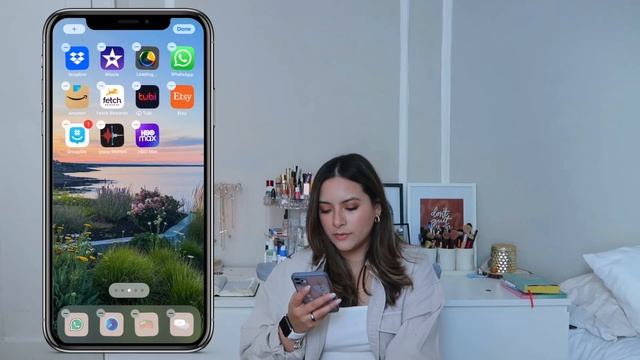 how to declutter + organize your iPhone | minimal + aesthetic *fall inspired* смотреть онлайн