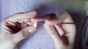 Ремень - пояс с мотивом для платья крючком . Узор для пояса. Треугольный мотив крючком. МК