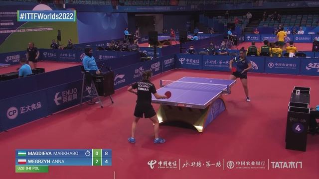 Highlights | Markhabo Magdieva (UZB) vs Anna Wegrzyn (POL) | WT Grps | #ITTFWorlds2022 смотреть онлайн