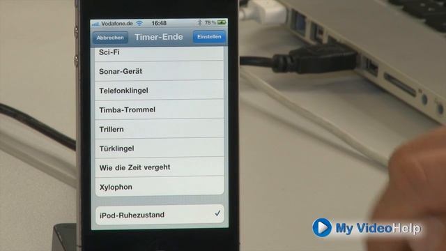 iPhone 4 Sleep timer für iPod mit musik einschlafen смотреть онлайн