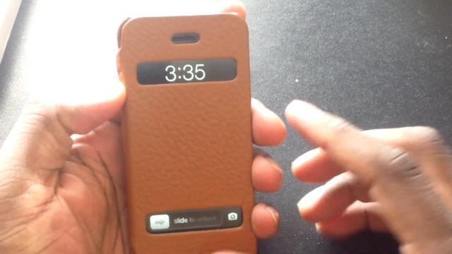 Labato iPhone 5/5S brown leather folio case under $14, SKU Lbt-IP5-12C20 смотреть онлайн