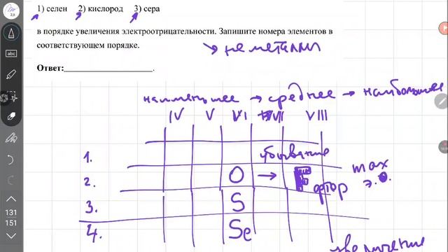огэ химия 2023, январь, пробник, Задания 1-5 смотреть онлайн