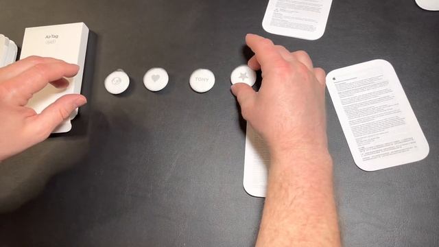 The NEW Apple AirTags 4 Pack - Personalized Engraved - Unboxing смотреть онлайн