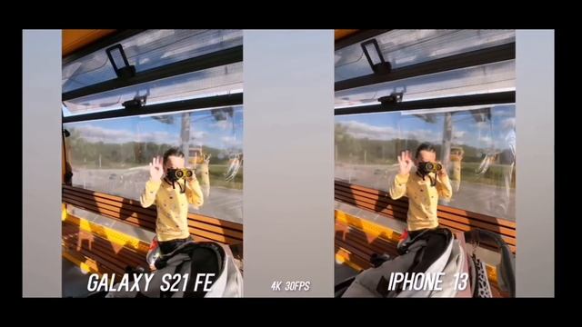 اختبار كاميرا camera test s21fe Vs iphone 13 смотреть онлайн