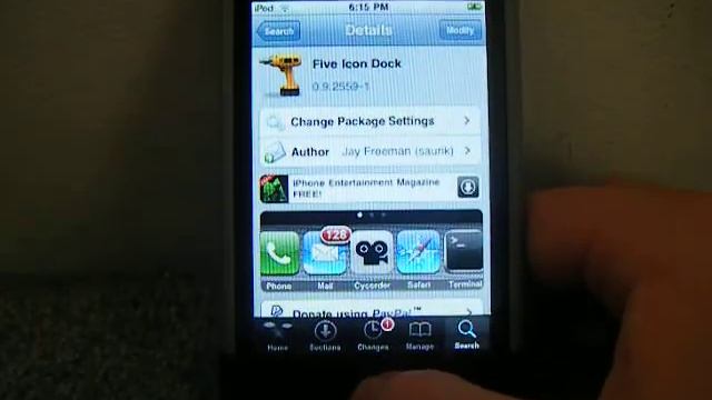 How to make a 5 icon dock on your ipod смотреть онлайн