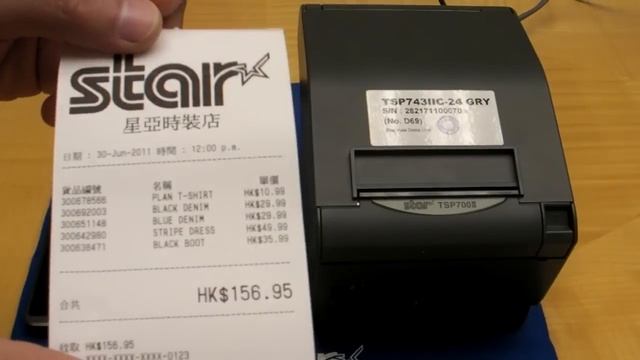 Tablet printer - TSP743 POS Printer with iOS (working over Ethernet or WiFi) смотреть онлайн