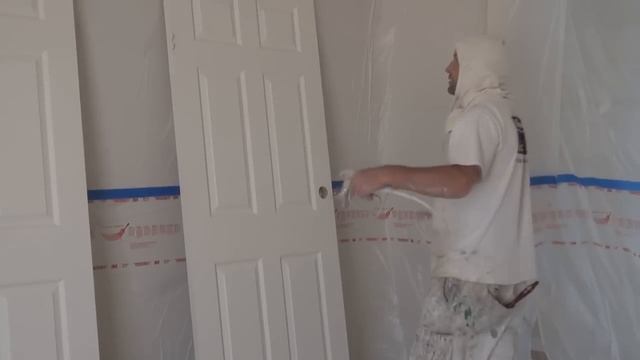 How To Spray Doors - How to spray interior doors with oil based paint using an airless sprayer смотреть онлайн