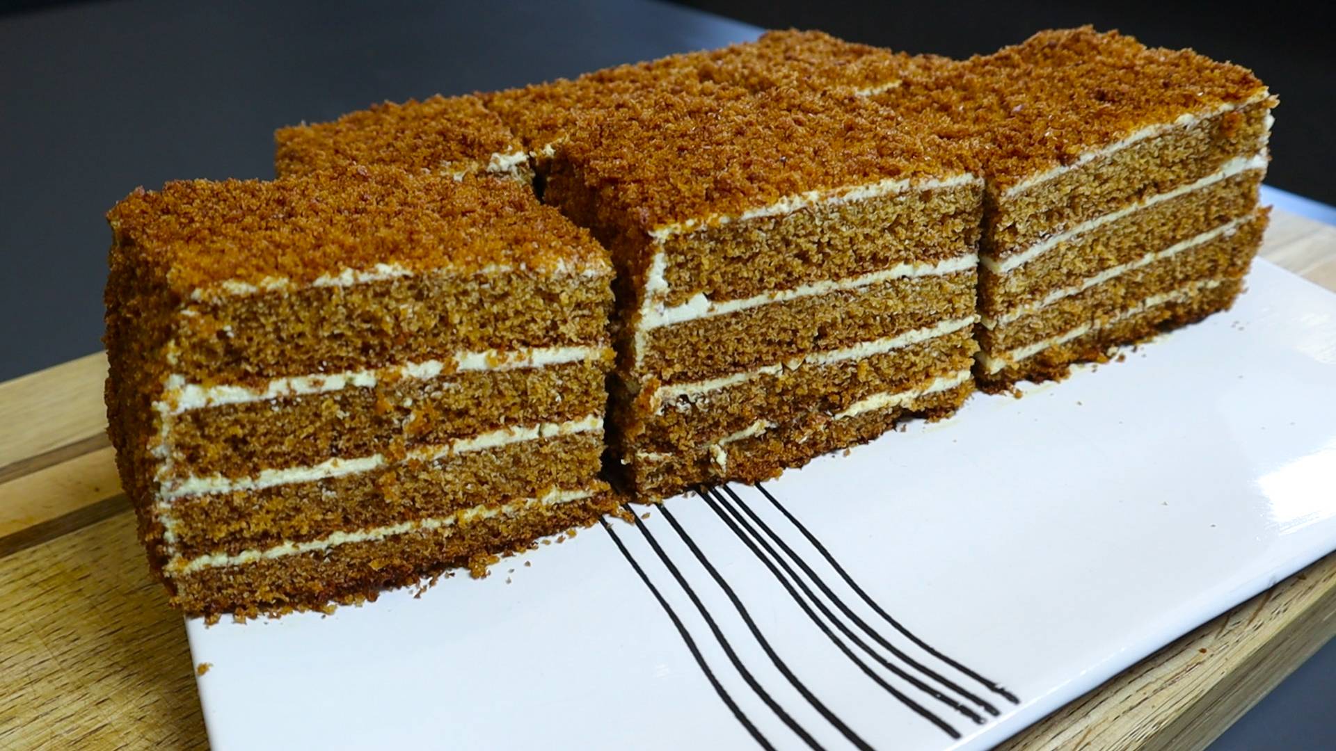 ПП торт Медовик за 30 минут! Всего 6 ингредиентов! Простой рецепт БЕЗ САХАРА! смотреть онлайн