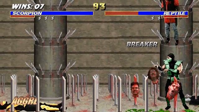 Mortal Kombat Trilogy MUGEN NEW UPDATE (VERSION 4) by Tiago87 - Scorpion (MK2) Playthrough смотреть онлайн