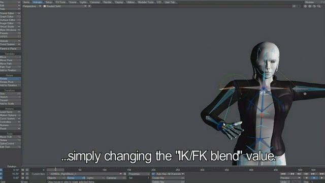 Motion Capture in Lightwave 3D. смотреть онлайн