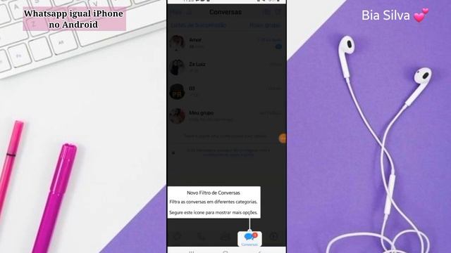SAIU!WHATSAPP IGUAL IPHONE IOS 16 NO ANDROID ATUALIZADO 2022~Foud ios v9.46 смотреть онлайн