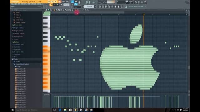 What Apple Logo Sounds Like - MIDI Art смотреть онлайн
