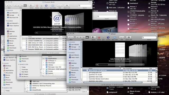 Keyboard Commands under Mac OS X смотреть онлайн