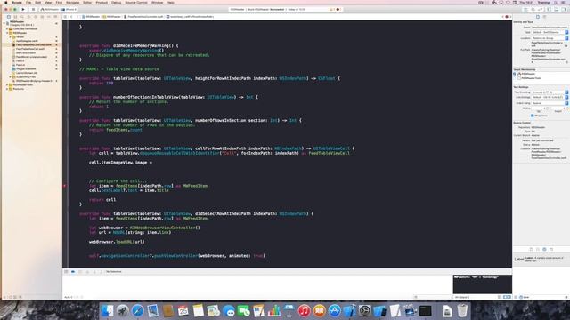 iOS Swift RSS Reader Tutorial Part 2: Adding images смотреть онлайн
