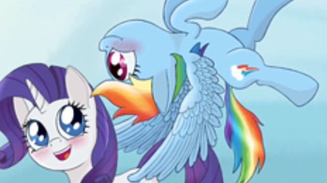 Shipping Pony / Rarity X Rainbow Dash 💙💜 Tribute