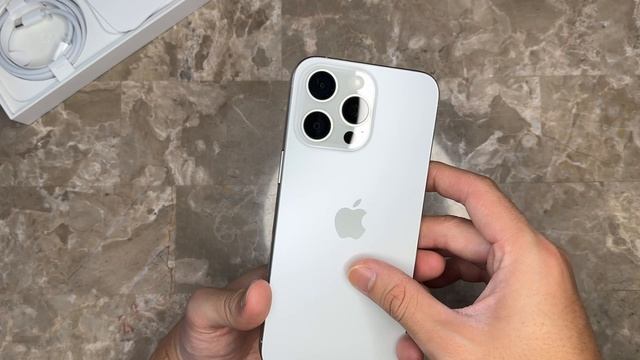 Apple iPhone 15 Pro Max | White Titanium Unboxing смотреть онлайн