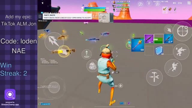 iOS Fortnite Mobile Customs Live Na East Na West смотреть онлайн