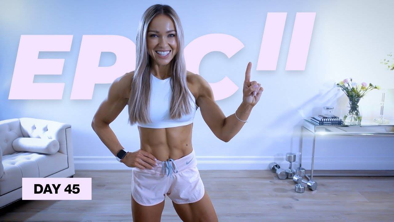 Caroline Girvan - FEARLESS Full Body Dumbbell Workout / Complex | EPIC II - Day 45 смотреть онлайн