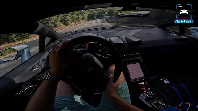 Lamborghini Huracan Tecnica gets chased on PERFECT ROAD! смотреть онлайн